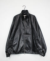 バルーンレザージャンパー / Balloon Leather Jumper (2color)