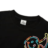 キルシードゥードゥルチェリースプレッドクロップ丈トレーナー／DOOLE CHERRY SPREAD CROP SWEAT [BLACK] (6658899738742)