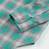 FWBA Check pattern shirts [Green] (6535249854582)