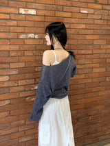 マイビーバンディングストリングコットンカーゴロングスカート / Mybi Banding String Cotton Cargo Long Skirt