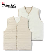フリース&パディングベスト / [Riversible]Fleece & Padding Vest V2 Beige