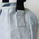 スラブバイオウォッシングキャンバスバッグ / SLUB BIO-WASHING CANVAS BAG-SKY