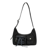 Ribbon hobo bag_black