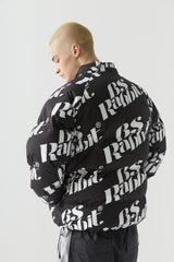BSR2223FWJK001 LOGO HOODIE WELLON PARKA BLACK