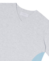 カラーブロックVネックTシャツ / COLOR BLOCK V-NECK T-SHIRT