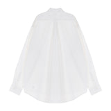 VZロゴビックオーバーフィットオックスフォードシャツホワイト/VZ Logo Big Over Fit Oxford Shirt White (6683359641718)