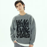 ロゴタイポグラフィーニット / Logo typography knit