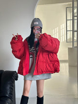 [UNISEX] Hooded oversized fit wellon padded coat