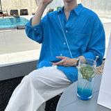 バイオウォッシングクーリングオーバーフィットリネンシャツ / LMN Bio-Washing Cooling Oversized Fit Linen Shirt (5 colors)