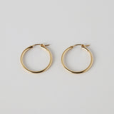 14K ゴールドフィルドリングピアス/14K GOLDFILLED RING EARRING (L size)