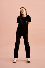ウィティーバニーワッペンTシャツ／WITTY BUNNY WAPPEN T-SHIRT [BLACK]