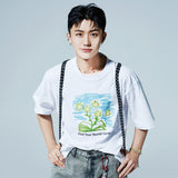 HOLYNUMBER7 X DKZ ジョンヒョンフラワーホワイトTシャツ