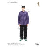 VELVET OPEN RUGBY SHIRTS PURPLE