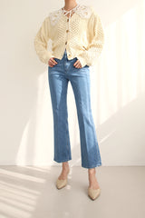 セミブーツカットデニムパンツ/FF-36 / SEMI BOOTSCUT DENIM PANTS
