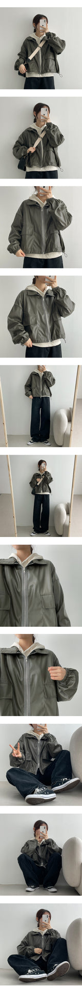 ティアバンクロップドレインボーフーディ / Tiaban Cropped Rainbow Hoodie