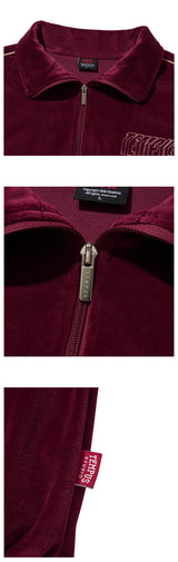 シグネチャートラックトップ/SIGNATURE TRACK TOP [BURGUNDY]