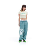 939 LOGO CROP TOP (LEMON)