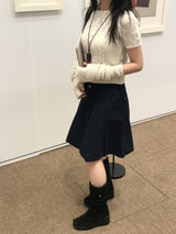 ビンテージツイストパフニットウォーマーセット