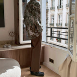 ASCLO Rose Semi Wide Slacks (4color)