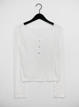トットUネックTシャツ / Totto U Neck T-shirt (3color)