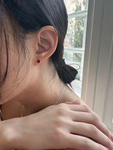 [92.5silver] kitsch heart earrings (2colors)