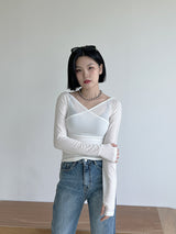 ボレロリバーシブルTシャツ/Bolero Reversible T-shirt (3color)
