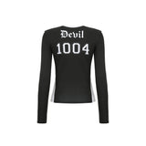 へルガールライントップ/0 5 hell girl line top - BLACK