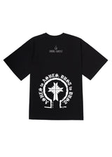 デス BK(wide overfit short sleeved T-shirt)