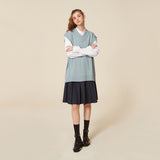 V NECK KNIT VEST_SKY BLUE (6610809258102)