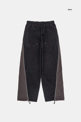 Gaia color block fleece banding pants