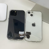 White - Rope Somecat Couple Phone Case