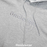 0MW tough cutting hoodie_melange gray