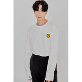 スマイルロングスリーブTシャツ / SMILE SLEEVE (4357609914486)