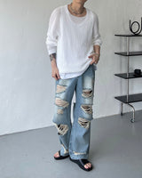 ソーシルクスリットスリーブレス / SO Silk Slit Sleeveless (2 colors)