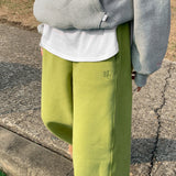 ナッピングエンブロイダリー2WAYジョガーパンツ / [Bellied made] napping embroidery two-way jogger pants