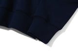 "LND MàP" フロッキング スウェットシャツ / LND MàP Flocking Sweatshirt T72 Navy
