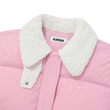 CHERRY FUR SHORT DOWN JUMPER [PINK]