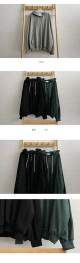 サンバーボキシーボタンフードアノラック / San Burboxy Button Hood Anorak