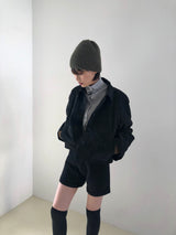Sally two-way crop cardigan