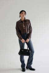 ポイントブーツカットデニムパンツ / no.2319 Point Bootcut Denim Pants (2color)