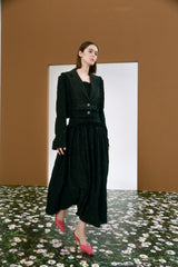 Low collar jacket
