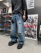 ワイドデニムパンツ