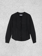 pintuck string shirt