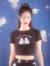 0 2 devil twins crop t-shirt - BLACK (6567587872886)