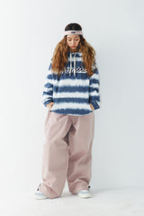 ロゴコットンスーパーワイドパンツ / BSR2223FWPT007 LOGO COTTON SUPER WIDE PANTS INDY PINK