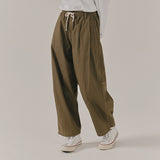 バルーンコットンパンツ / BALLOON COTTON PANTS_KHAKI
