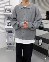 ウォーマーバルーンカラーカーディガン / AZ Warmer Balloon Collar Cardigan (7 colors)