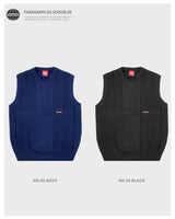 paragraph 21f/w two-headed knit vest 2color (6611364118646)