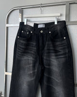 キャットブラシブラックジーンズ / TR2441 Cat brush black jeans (1 color)