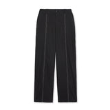 フロントステッチスラックス / front stitch slacks black